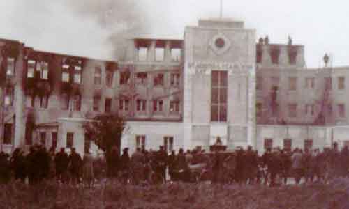 Fire at St Austell Bay Hotel 1920s?