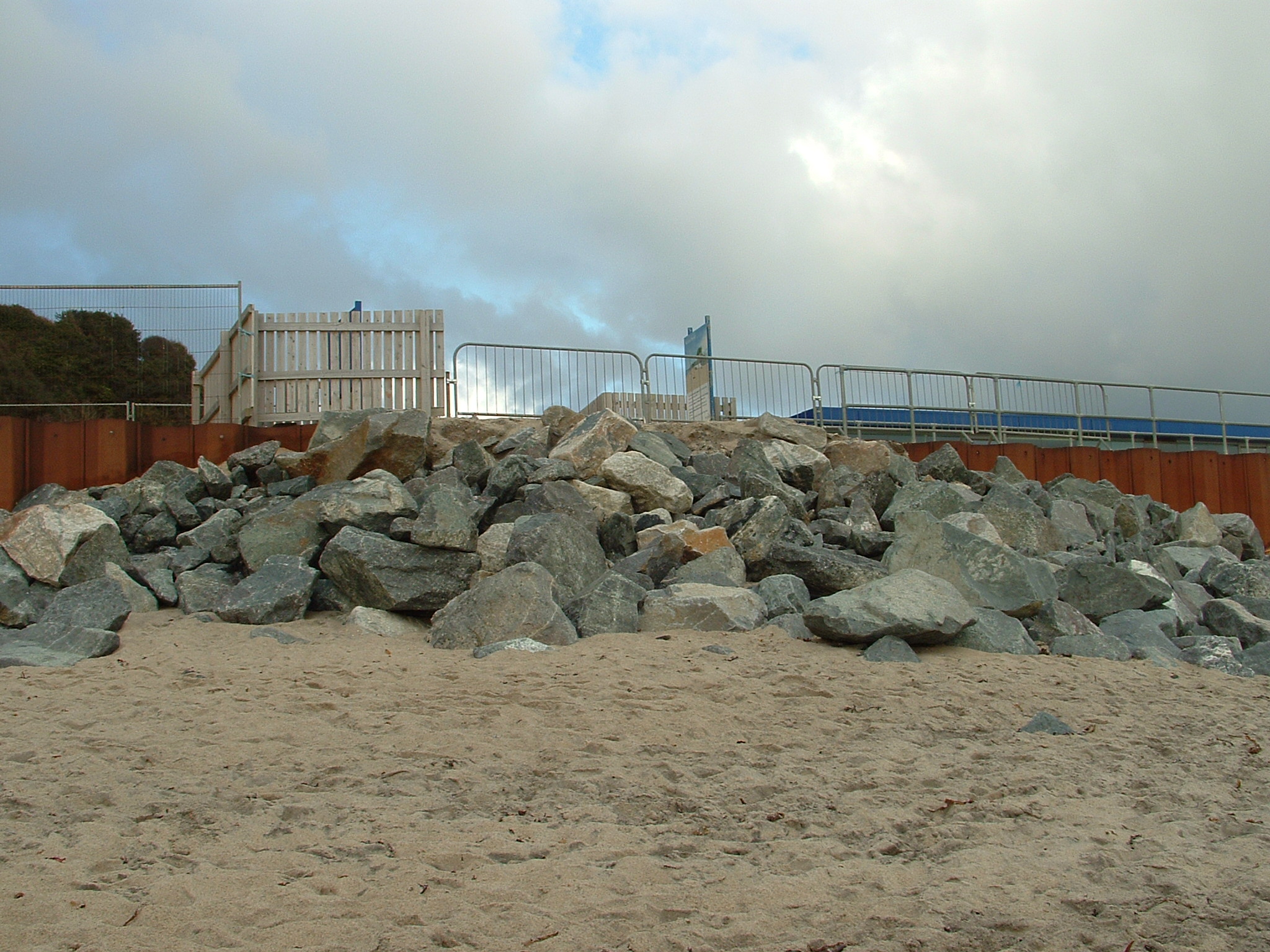 Site of earlier access ramp